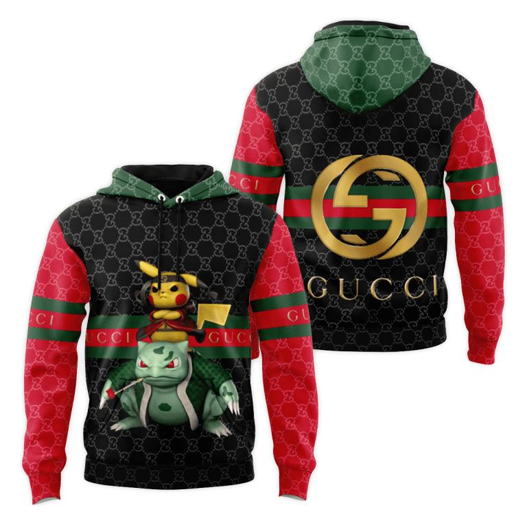 Gucci pokemon unisex hoodie luxury brand gifts 2023 jh2051