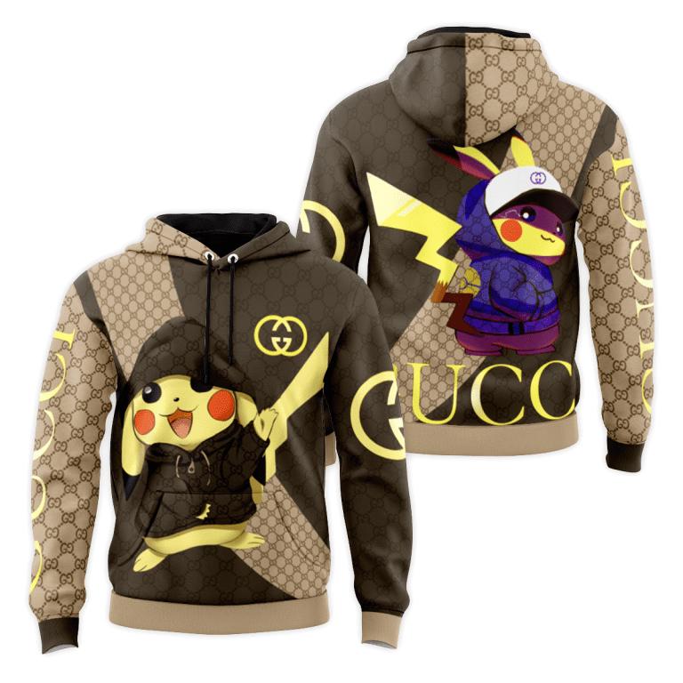Gucci pokemon unisex hoodie luxury brand gifts 2023 jh2052