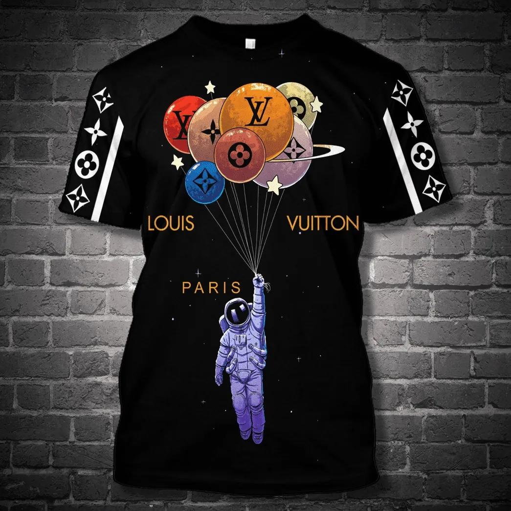 Louis vuitton astronaut luxury brand premium unisex t-shirt outfit for men women