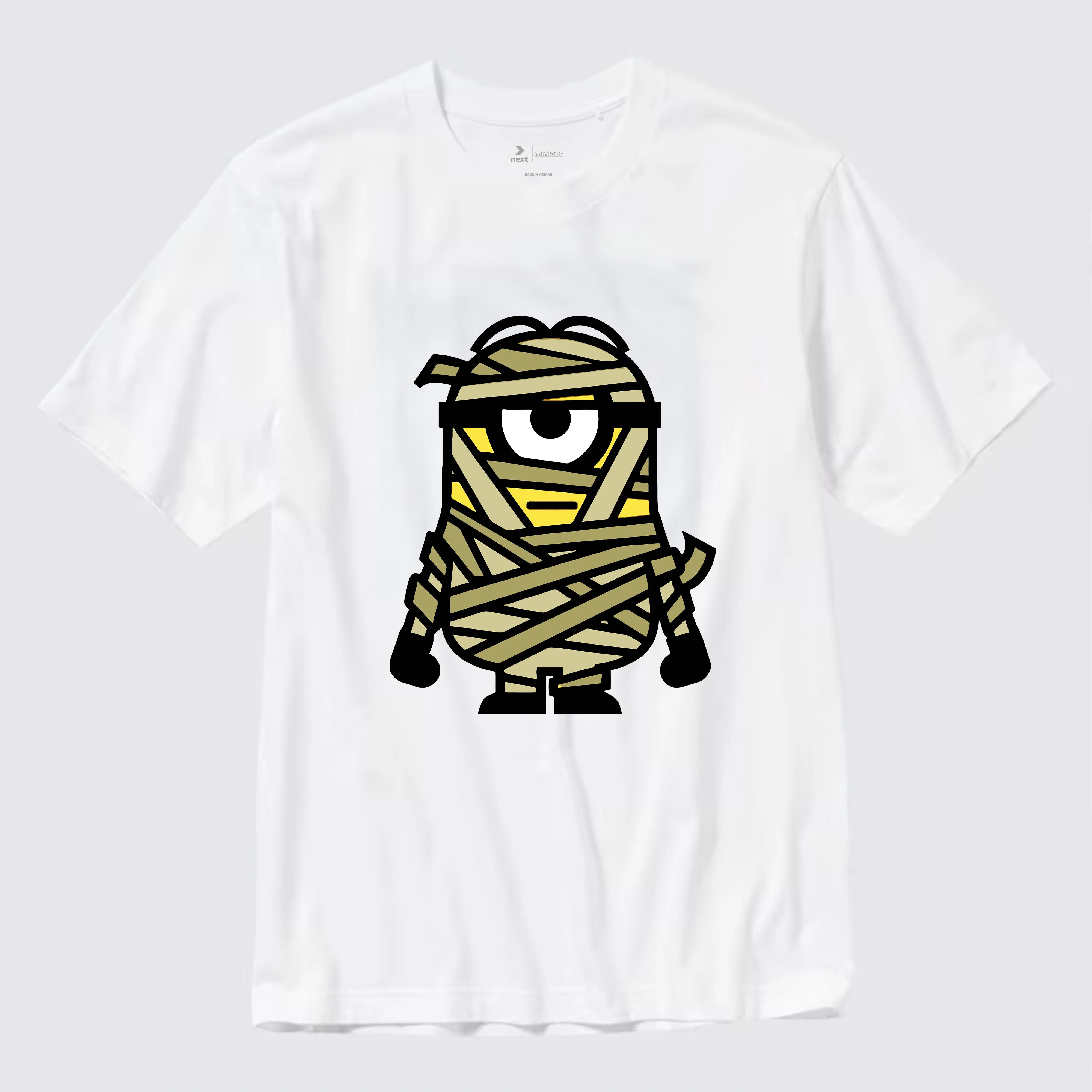 Minions despicabble me minions mummy t-shirt / trắng