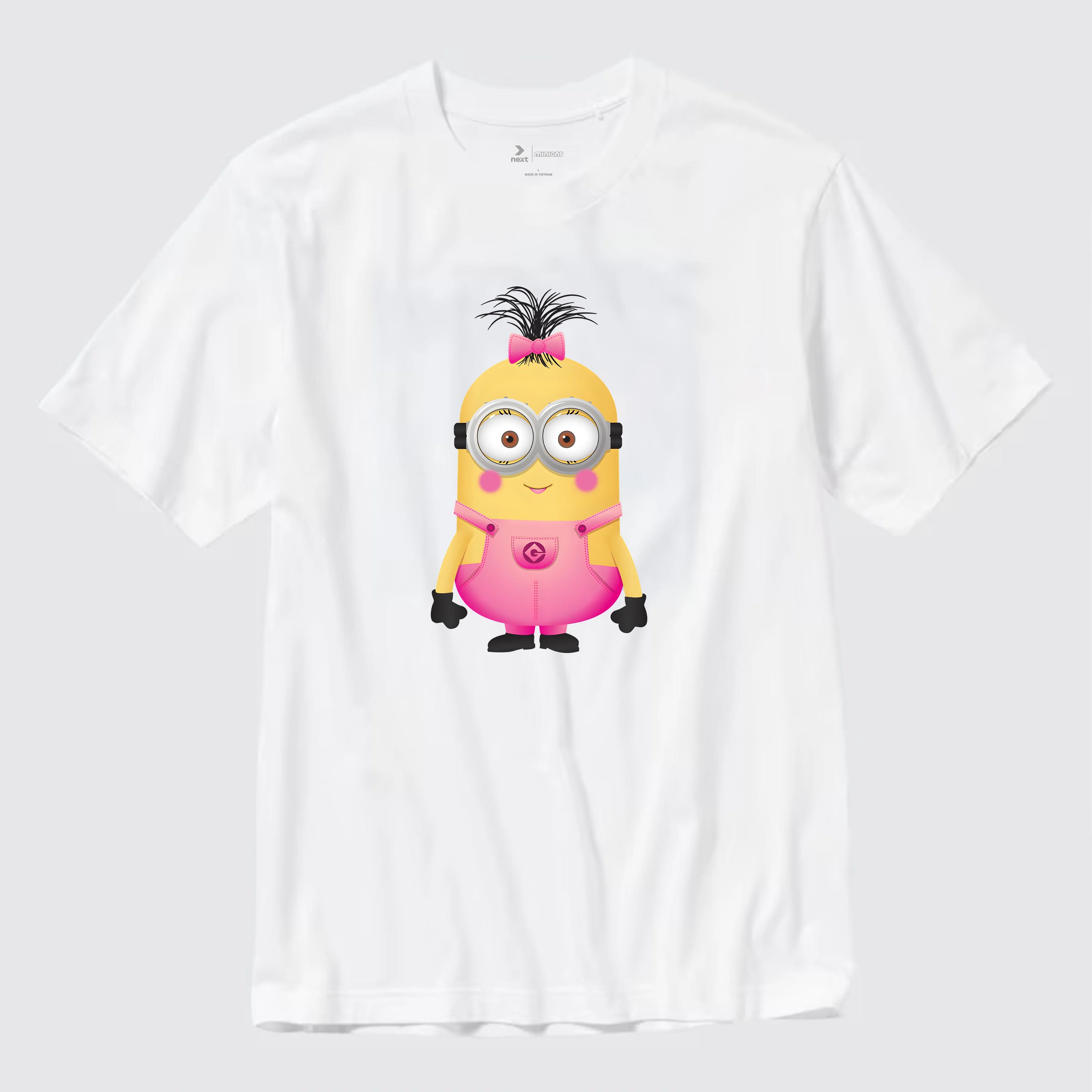 Minions girl cute t-shirt / trắng