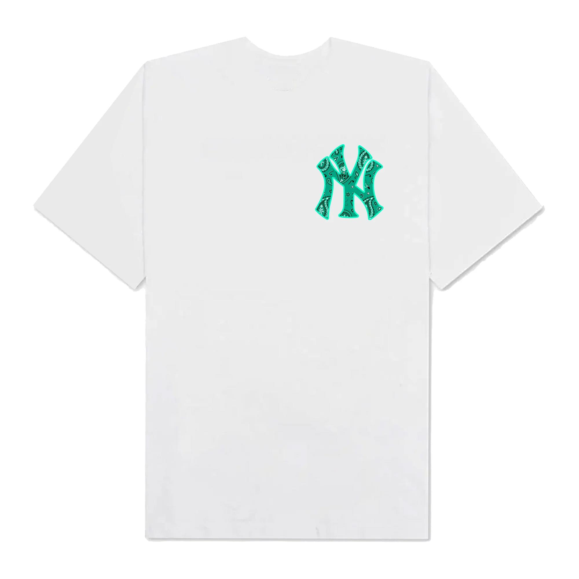 Mlb floral green logo t-shirt