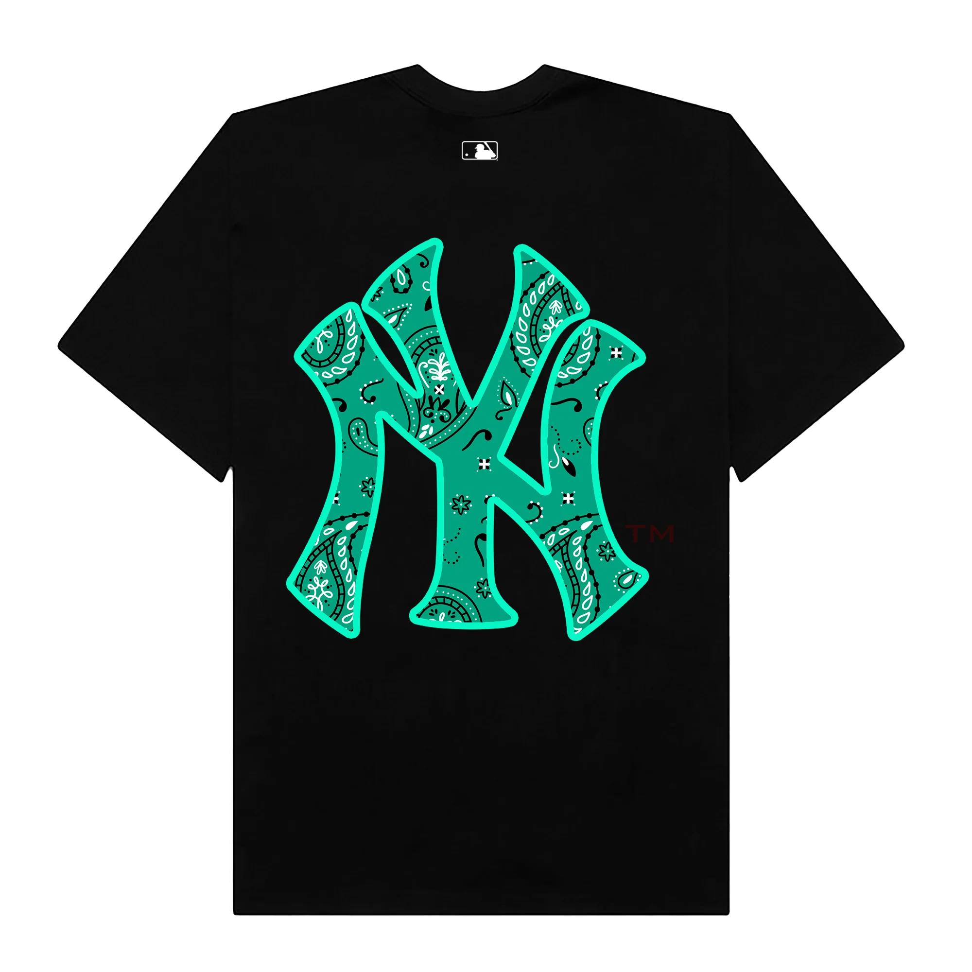 Mlb floral green logo t-shirt