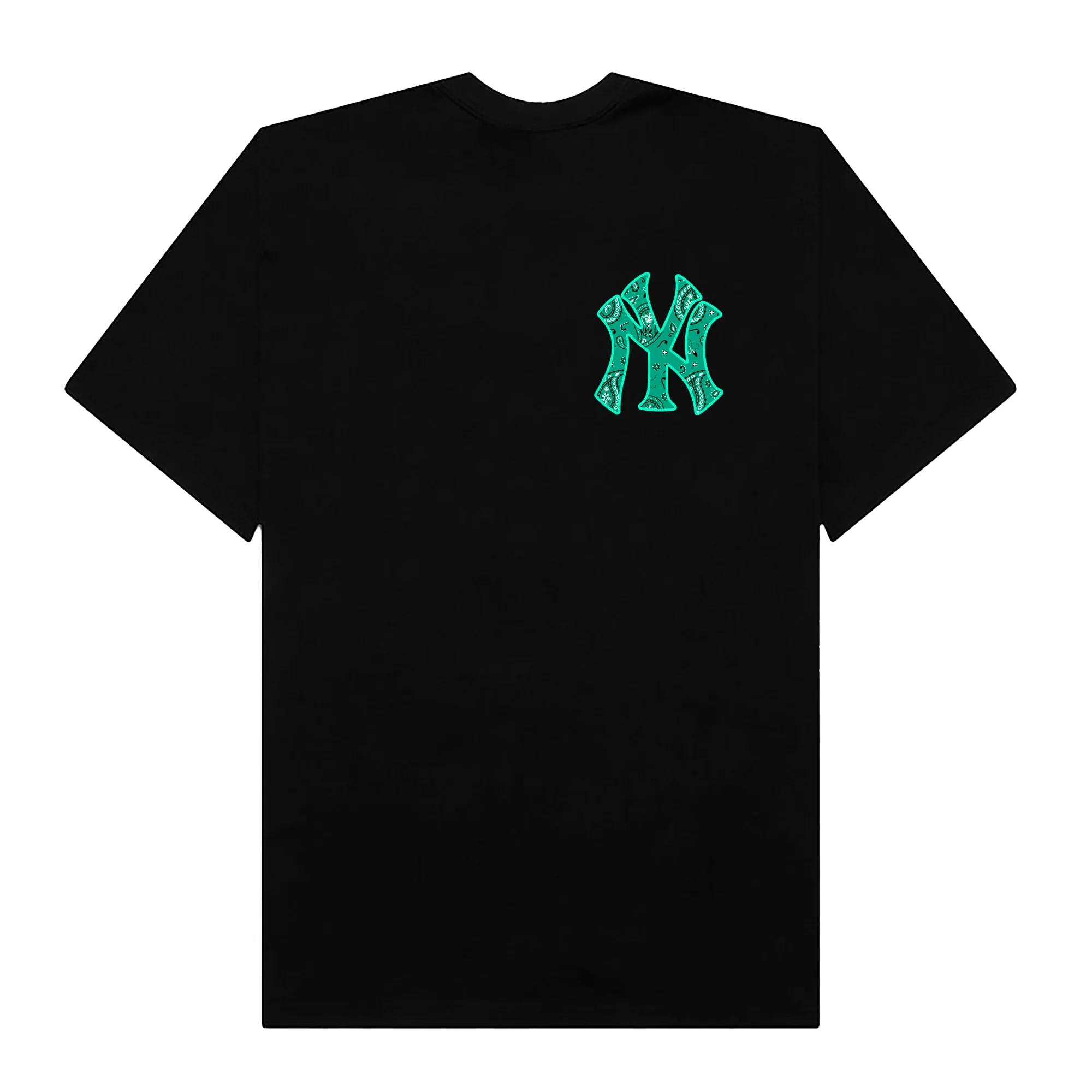 Mlb floral green logo t-shirt