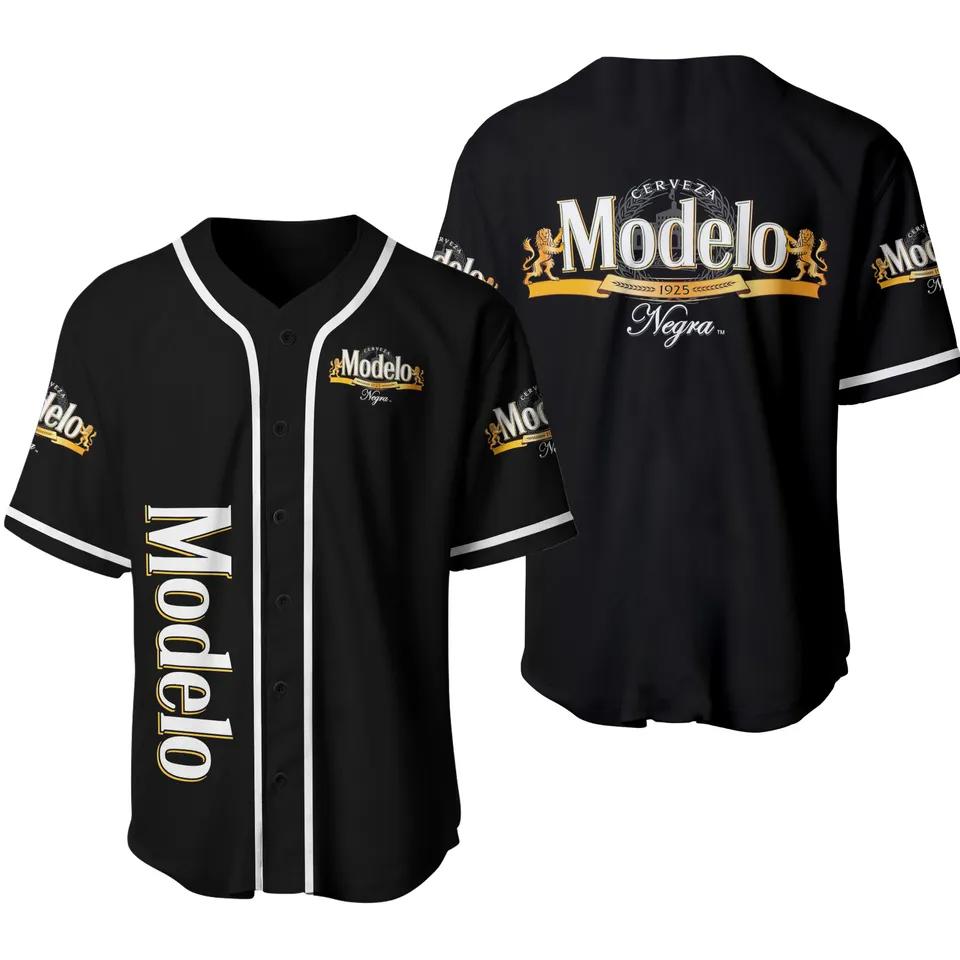 Modelo negra baseball jersey