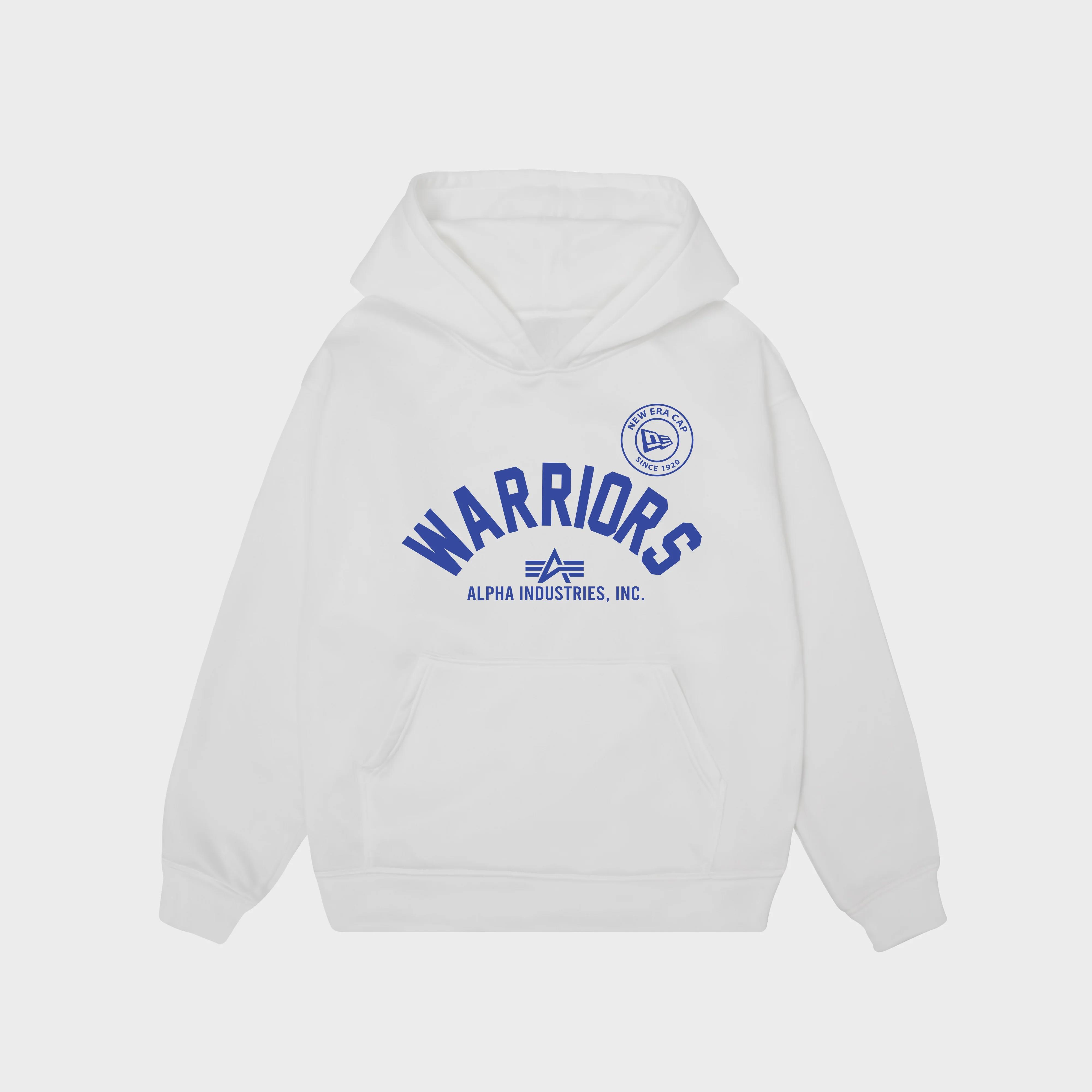 Nba golden state warriors alpha industries striped hoodie