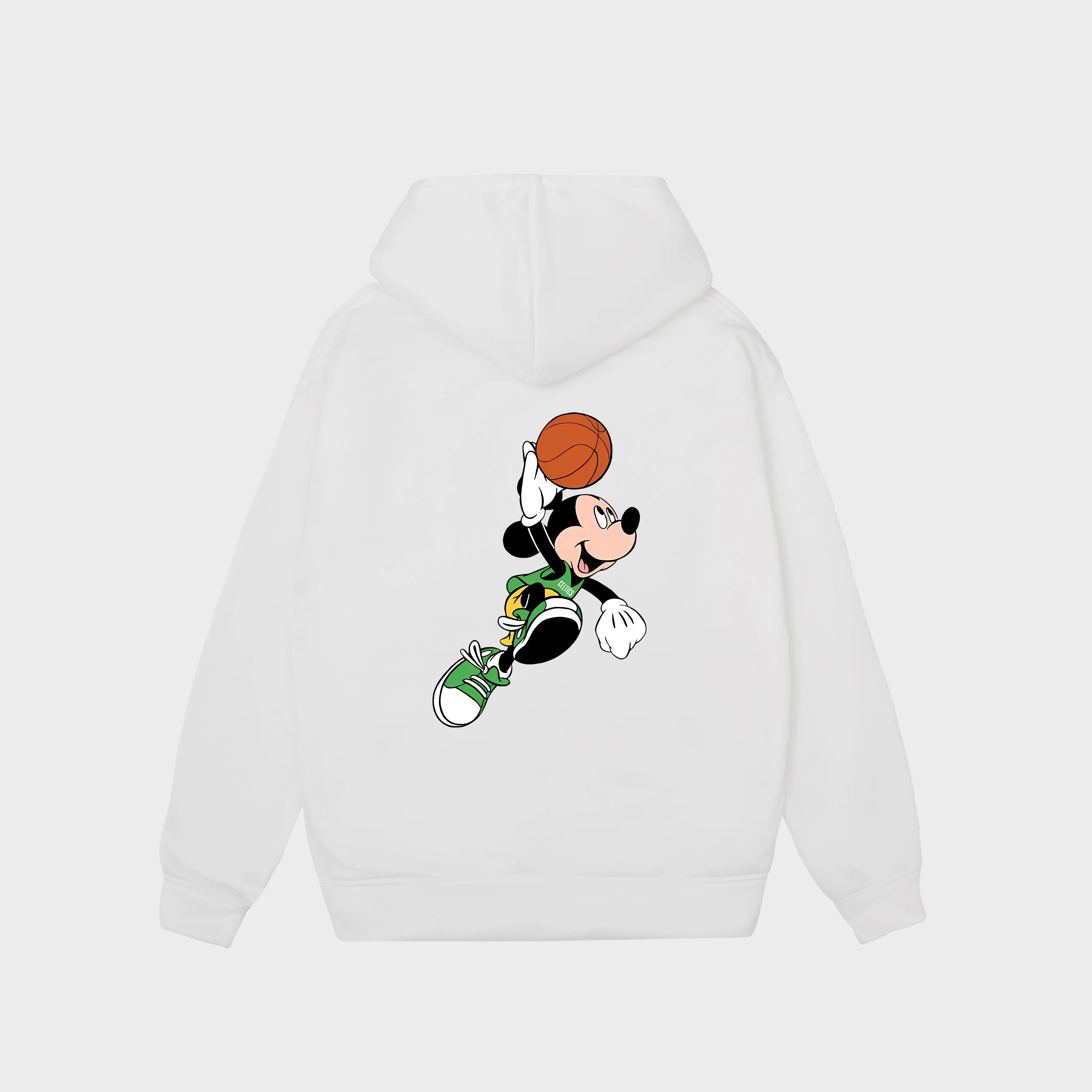 Nba mickey boston celtics logo hoodie
