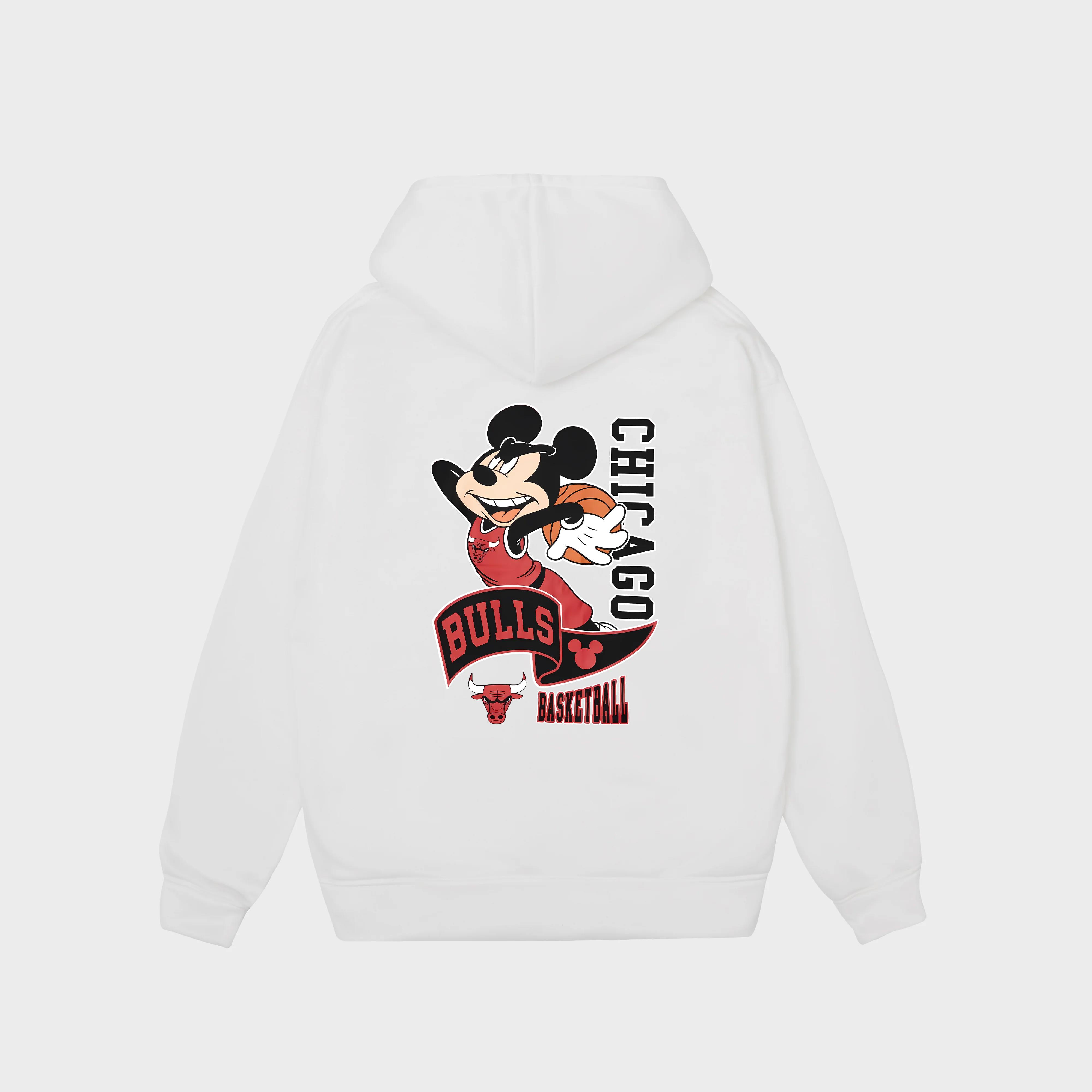 Nba mickey chicago bulls hoodie