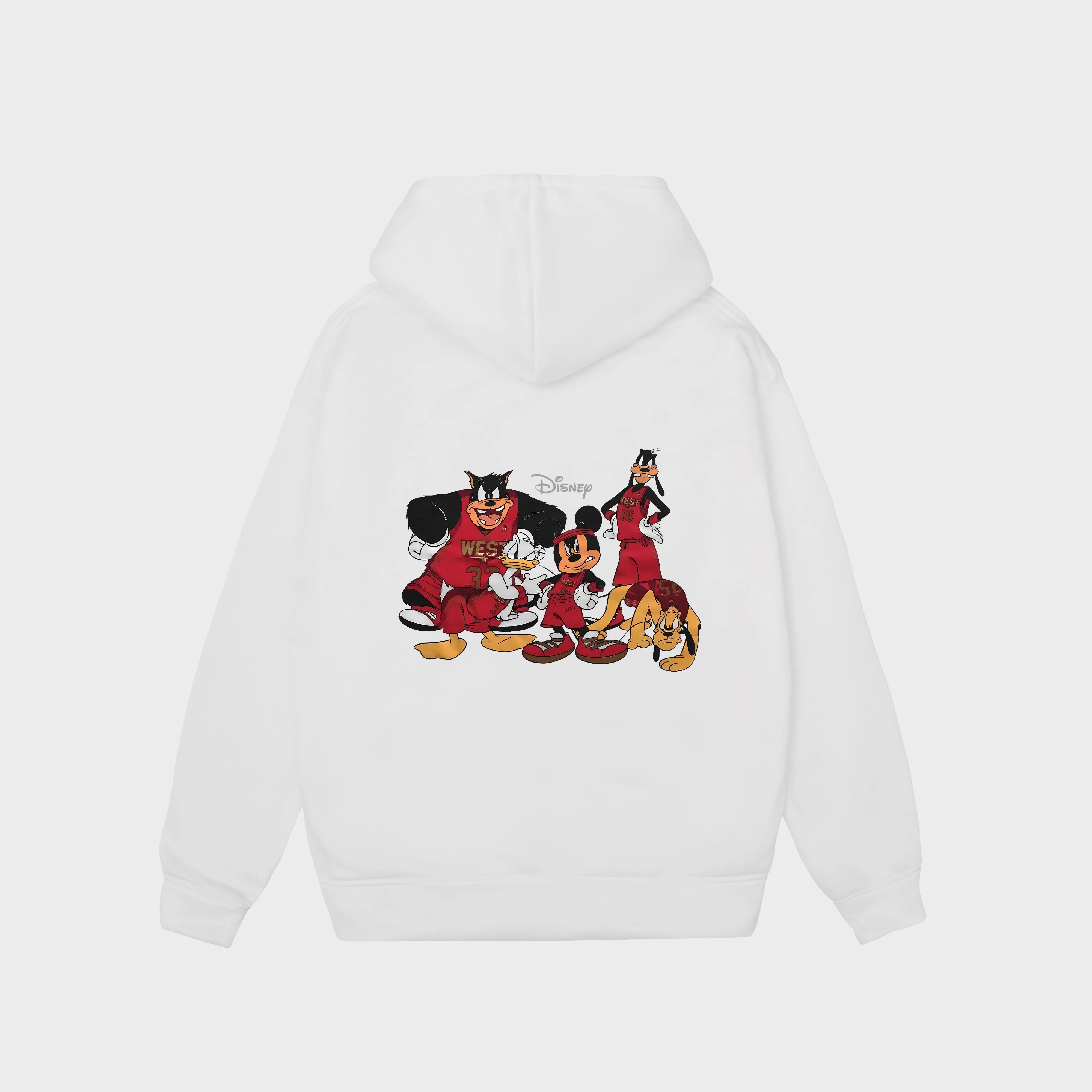 Nba mickey goofy donald hoodie
