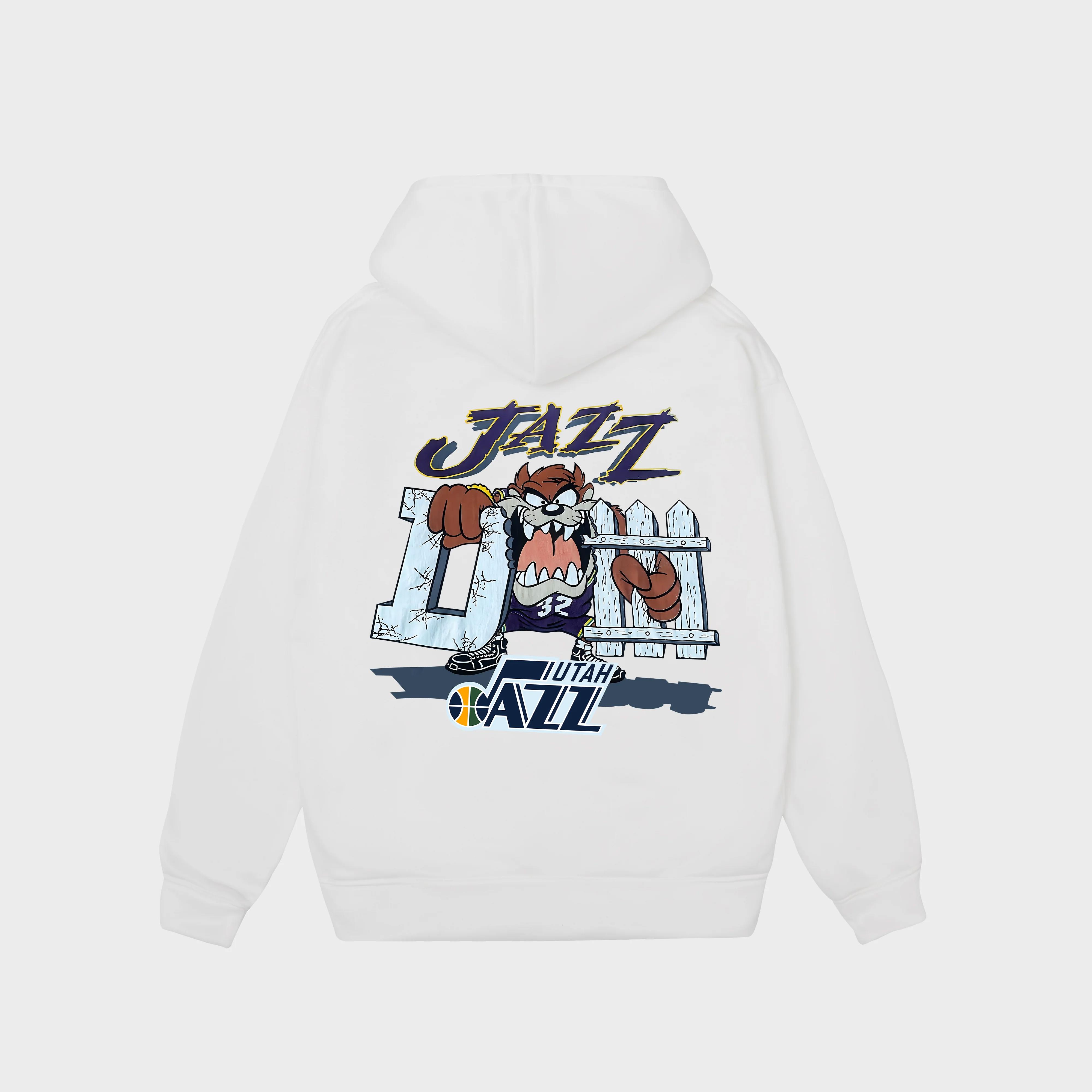 Nba utah jazz looney tunes taz hoodie