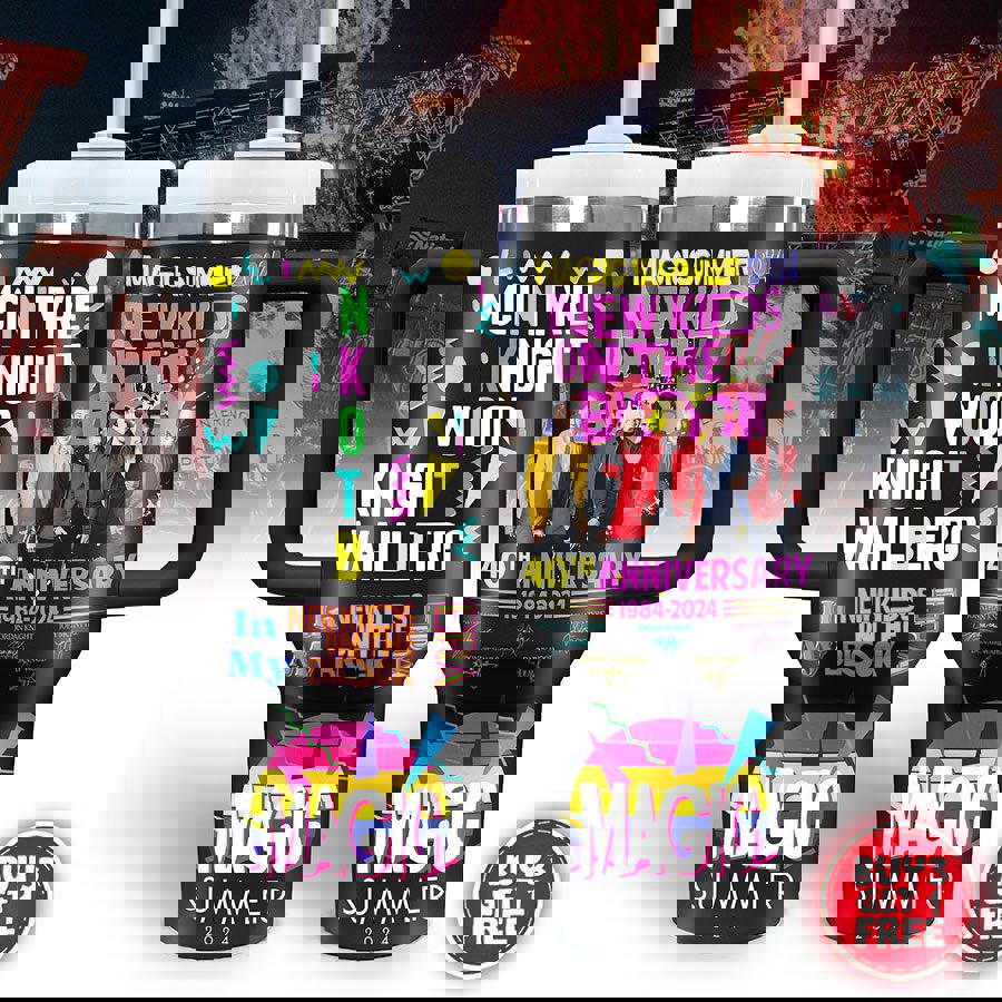 New kids on the block music custom 40oz stanley tumbler zst1004