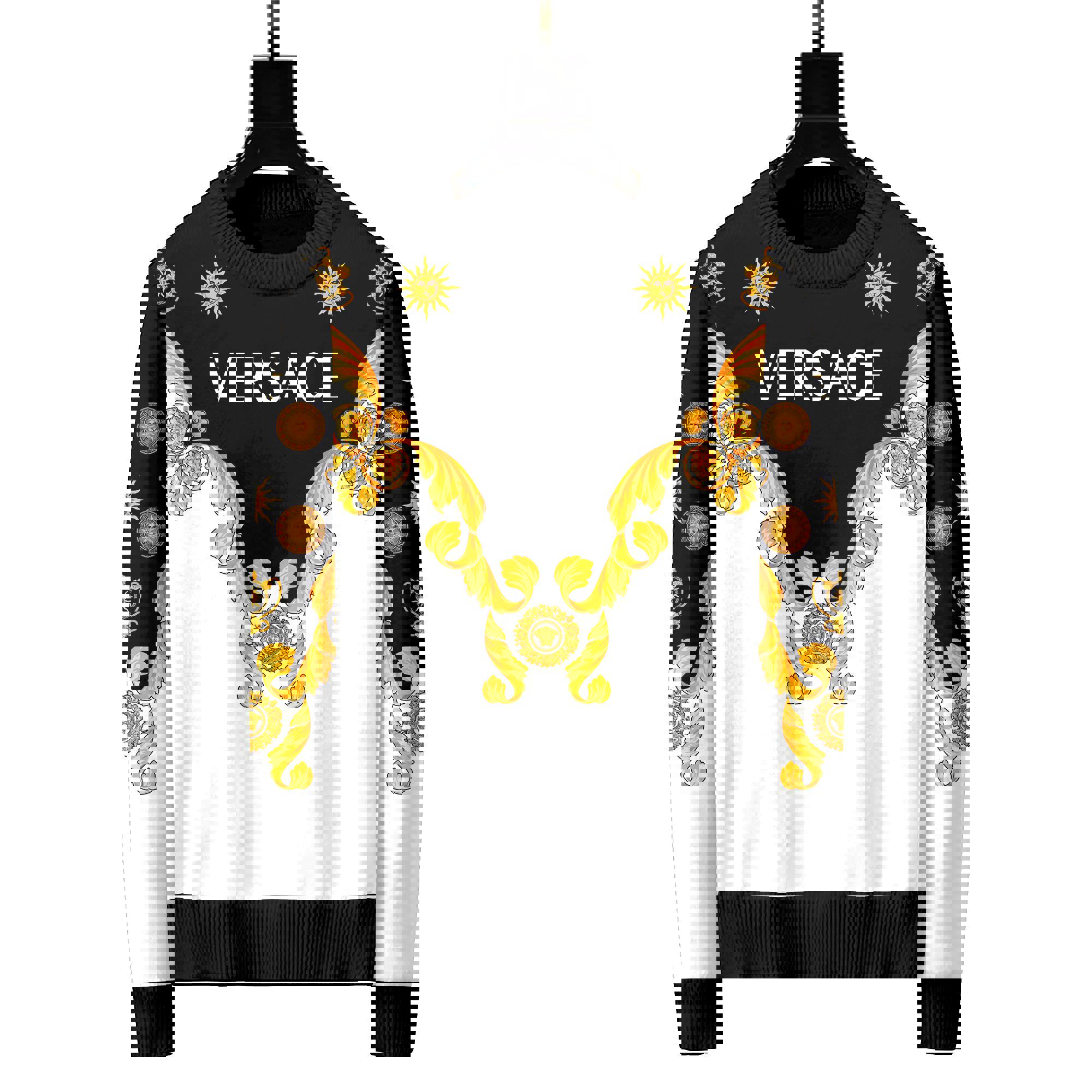 Versace luxury ugly sweater for winter hot 2024  style 381