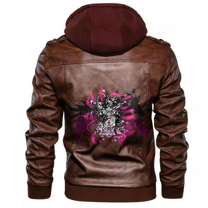 
Long haired Valkyrie Leather Jacket A35 hot Baseball Jacket 2025 3DBJ878