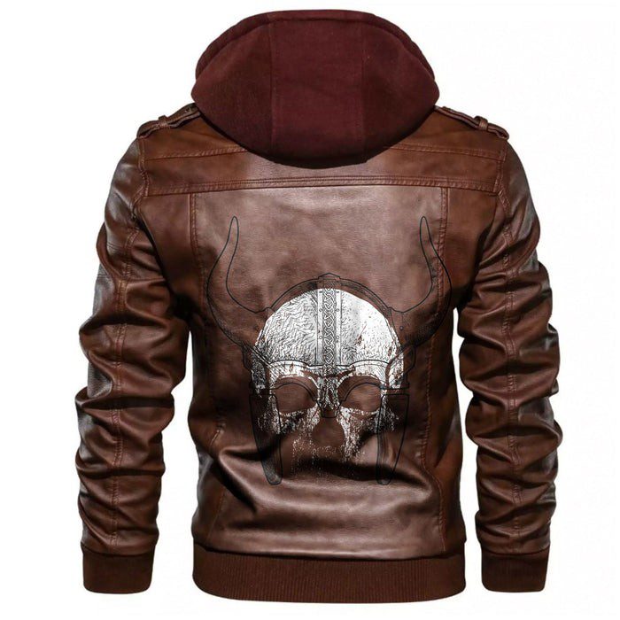 
For Human Skull Leather Jacket A35 hot Baseball Jacket 2025 3DBJ9859