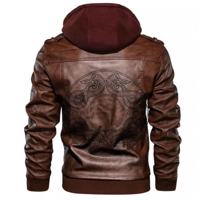 
Old Norse Dragons In Ancient Scandinavian Style Leather Jacket A35 hot Baseball Jacket 2025 3DBJ6133