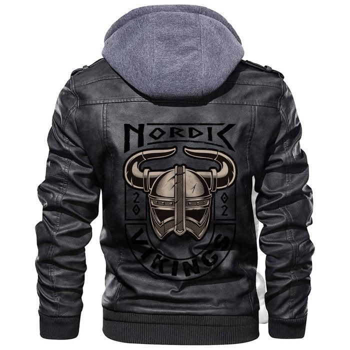
Nordic Vikings Leather Jacket A35 hot Baseball Jacket 2025 3DBJ7127