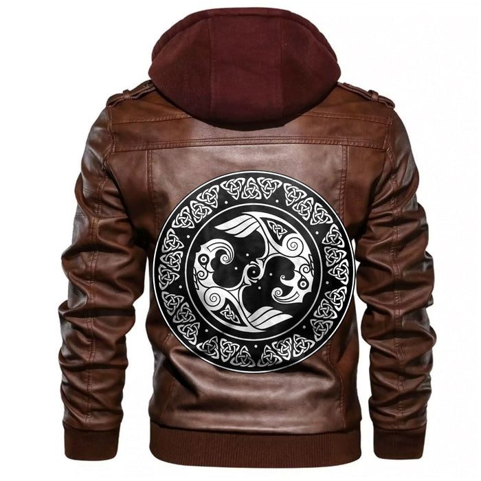 
Hugin and Munin Norse Mythology Leather Jacket A35 hot Baseball Jacket 2025 3DBJ9074