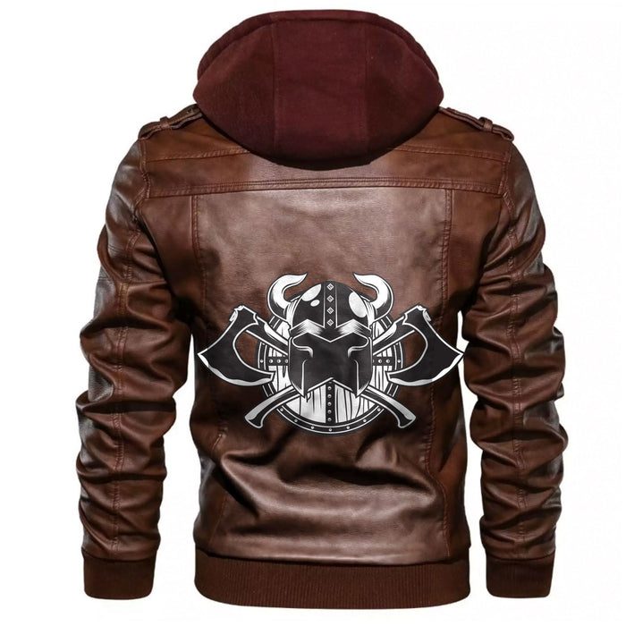 
Shield Skull And Axes Leather Jacket A35 hot Baseball Jacket 2025 3DBJ1682