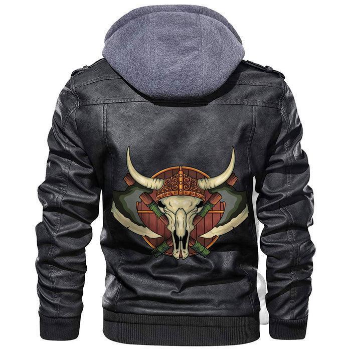 
Yak Skull And Equipment Leather Jacket A35 hot Baseball Jacket 2025 3DBJ3098