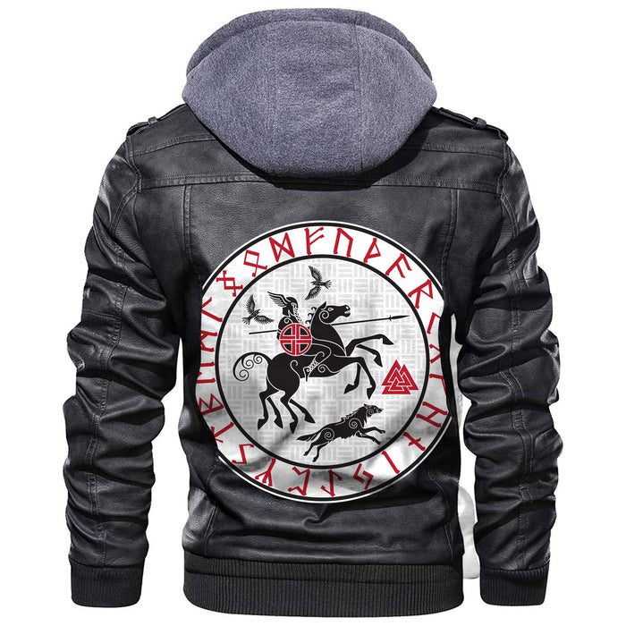 
God Wotan Leather Jacket A35 hot Baseball Jacket 2025 3DBJ3003