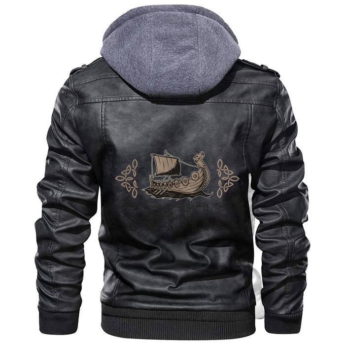 
Drakkar Asgard Leather Jacket A35 hot Baseball Jacket 2025 3DBJ7084