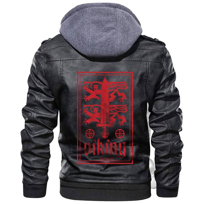 
Heraldic Lions With Sword Leather Jacket A35 hot Baseball Jacket 2025 3DBJ1920