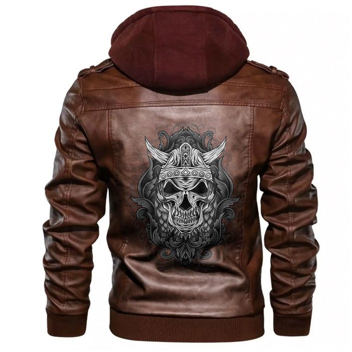 
Skull With Engraving Ornament Leather Jacket A35 hot Baseball Jacket 2025 3DBJ6723