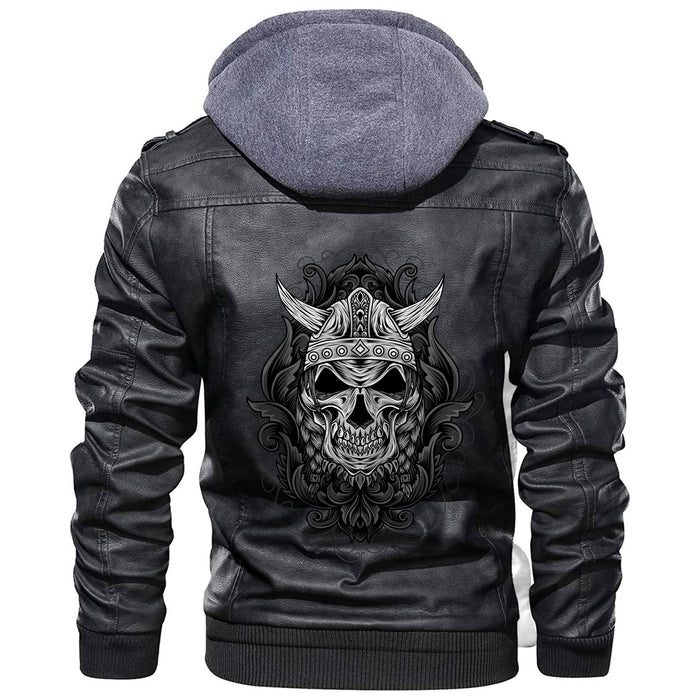 
Skull With Engraving Ornament Leather Jacket A35 hot Baseball Jacket 2025 3DBJ6723