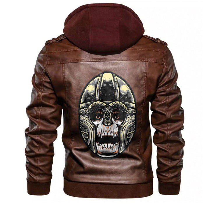 
Skull Helmet Leather Jacket A35 hot Baseball Jacket 2025 3DBJ2115