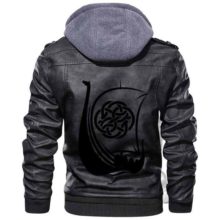 
Drakkar Symbol Leather Jacket A35 hot Baseball Jacket 2025 3DBJ1224