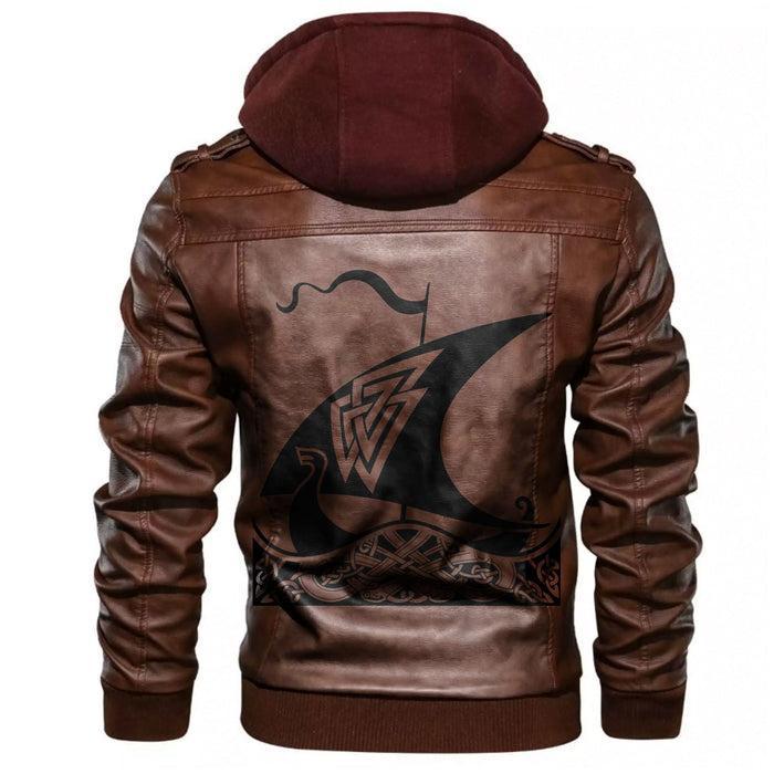 
Norse Scandinavian Drakkar Leather Jacket A35 hot Baseball Jacket 2025 3DBJ2059
