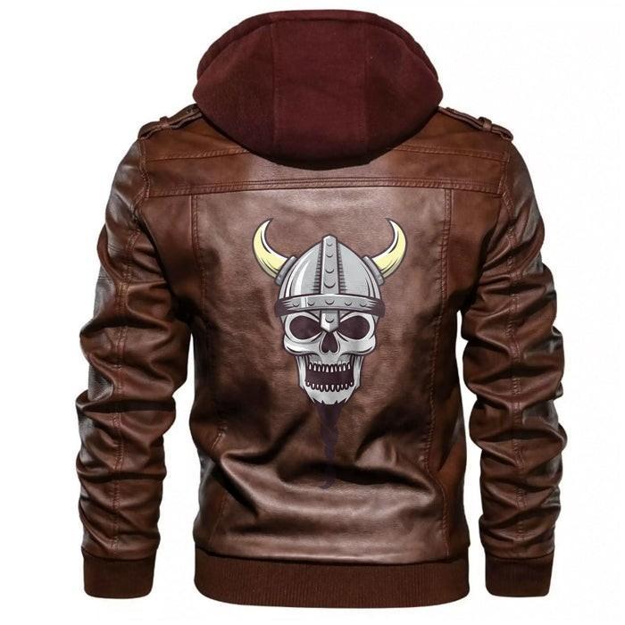 
Skull With A Long Braided Beard Leather Jacket A35 hot Baseball Jacket 2025 3DBJ1327