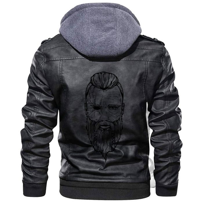 
God-Tor-Face Leather Jacket A35 hot Baseball Jacket 2025 3DBJ3546