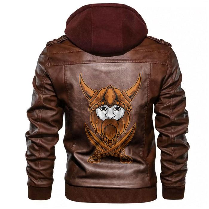 
Head and Sword Leather Jacket A35 hot Baseball Jacket 2025 3DBJ9560