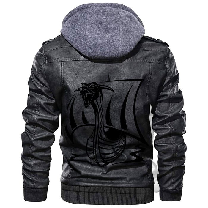 
Drakkar Ship Leather Jacket A35 hot Baseball Jacket 2025 3DBJ3504