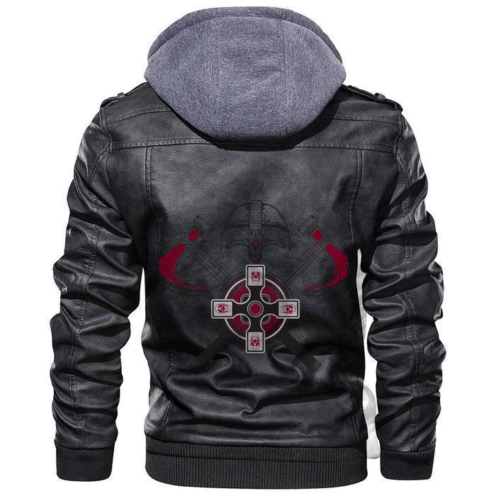 
Crest Crossed Battle Axes Leather Jacket A35 hot Baseball Jacket 2025 3DBJ7967