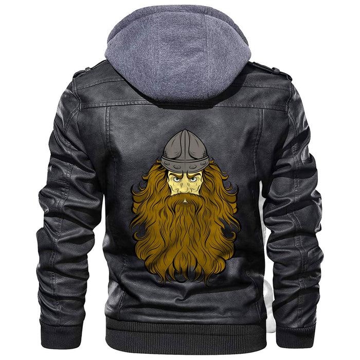 
Head Beard Leather Jacket A35 hot Baseball Jacket 2025 3DBJ5693