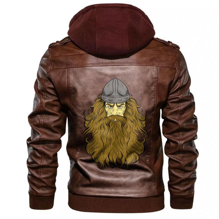 
Head Beard Leather Jacket A35 hot Baseball Jacket 2025 3DBJ5693