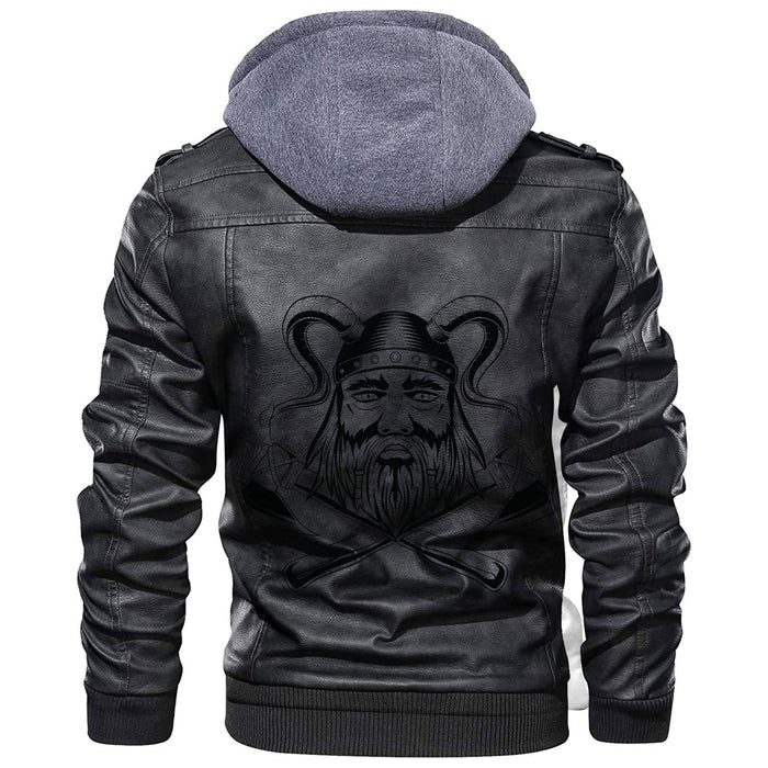 
Face With Two Axe Leather Jacket A35 hot Baseball Jacket 2025 3DBJ6348