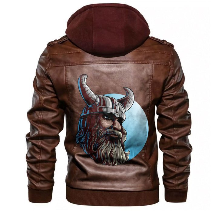 
Man With A Horned Helmet Leather Jacket A35 hot Baseball Jacket 2025 3DBJ4230