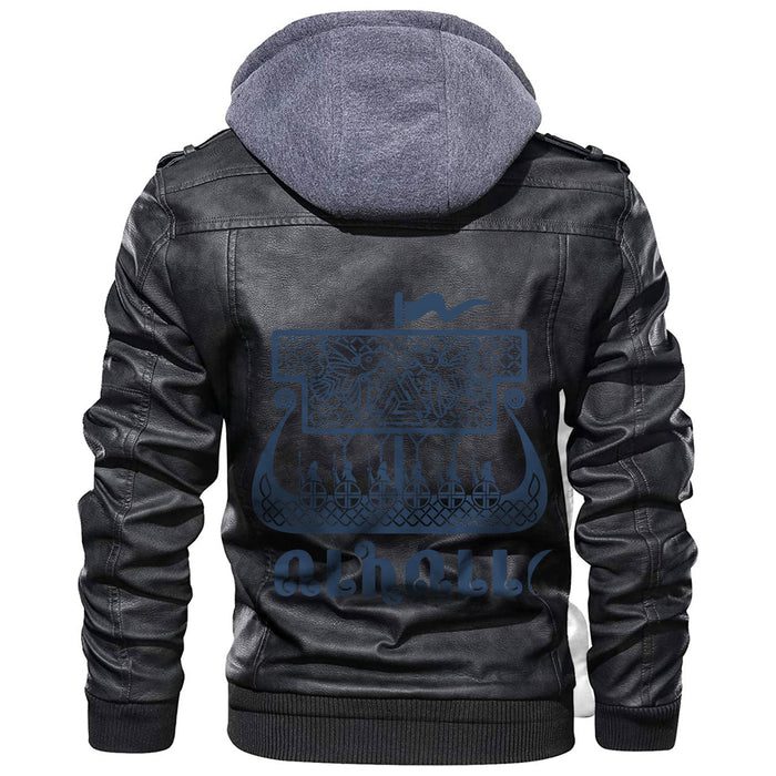
Drakkar Ship Drawn Old Norse Leather Jacket A35 hot Baseball Jacket 2025 3DBJ9818