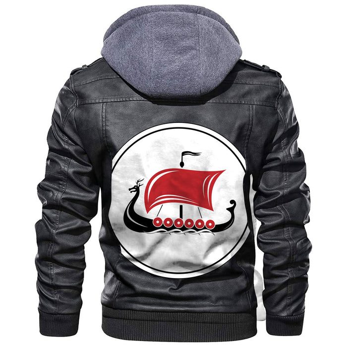 
Drakkar Warship Leather Jacket A35 hot Baseball Jacket 2025 3DBJ9930