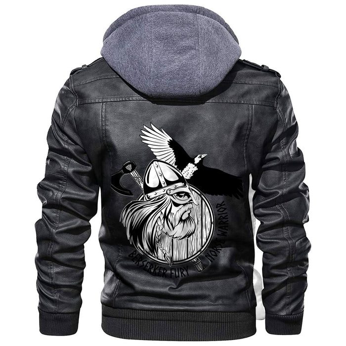
Norse-Warrior-Berserker Leather Jacket A35 hot Baseball Jacket 2025 3DBJ3326