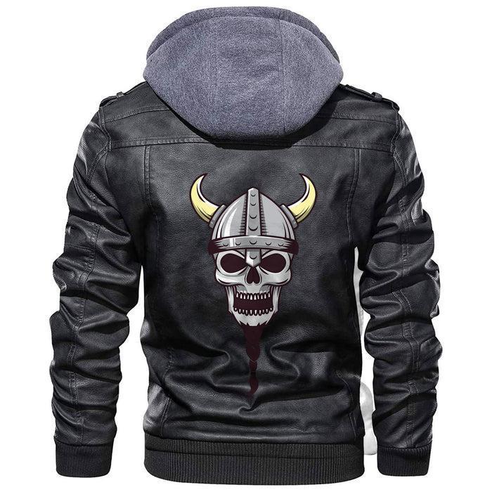 
Skull With A Long Braided Beard Leather Jacket A35 hot Baseball Jacket 2025 3DBJ1327