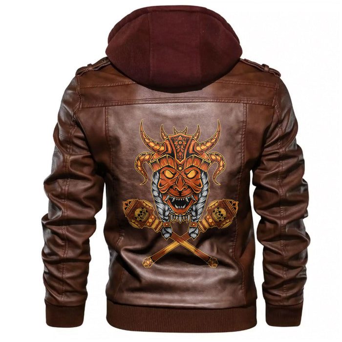 
Head Skull Leather Jacket A35 hot Baseball Jacket 2025 3DBJ1686
