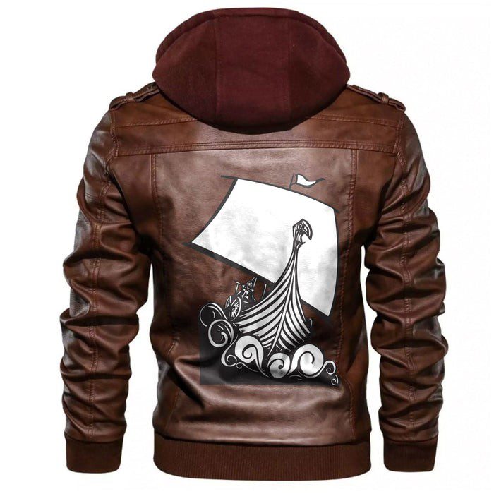 
Longship-Sailing-Into-The-Wave Leather Jacket A35 hot Baseball Jacket 2025 3DBJ9093