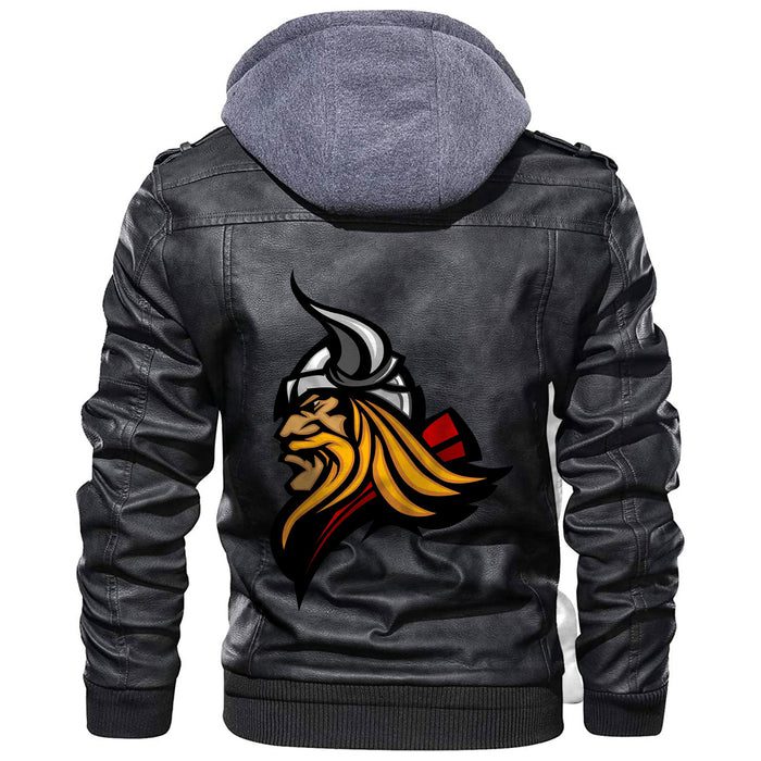 
Mascot Profile With Horned Helmet Leather Jacket A35 hot Baseball Jacket 2025 3DBJ2168