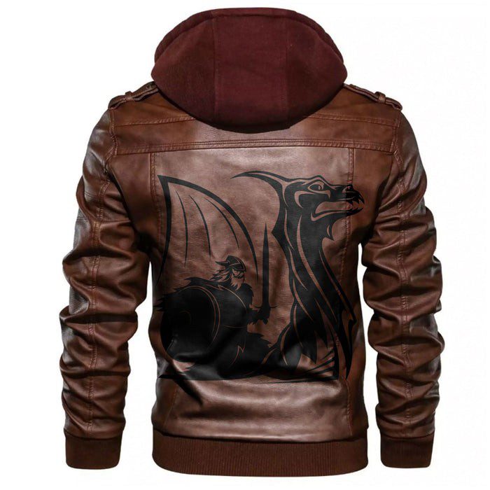 
Drakkar Symbol Leather Jacket A35 hot Baseball Jacket 2025 3DBJ5468