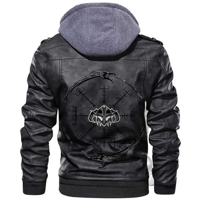 
Horror Helmet Magic Runic Leather Jacket A35 hot Baseball Jacket 2025 3DBJ6401