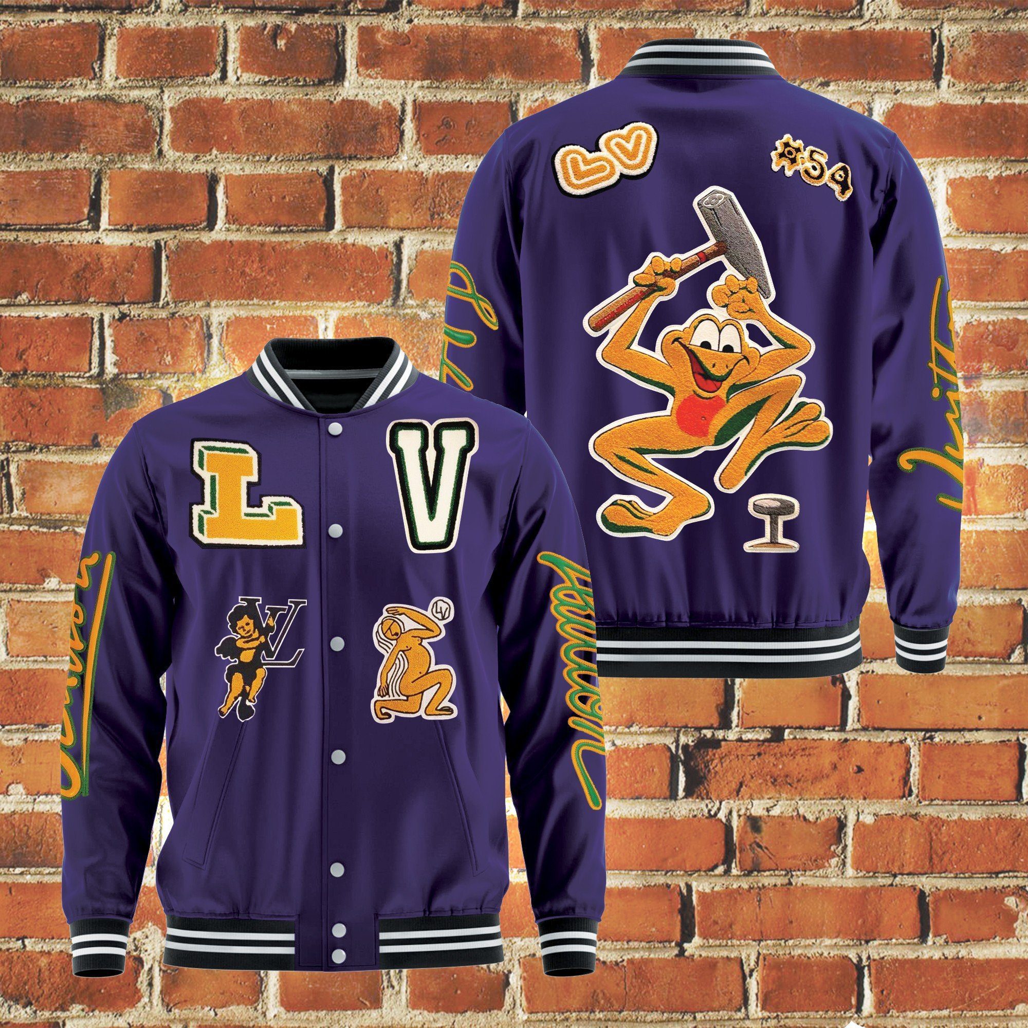 
Louis Vuitton Trending 2023-24 Varsity Jacket Baseball Jacket hot Baseball Jacket 2025 3DBJ6402